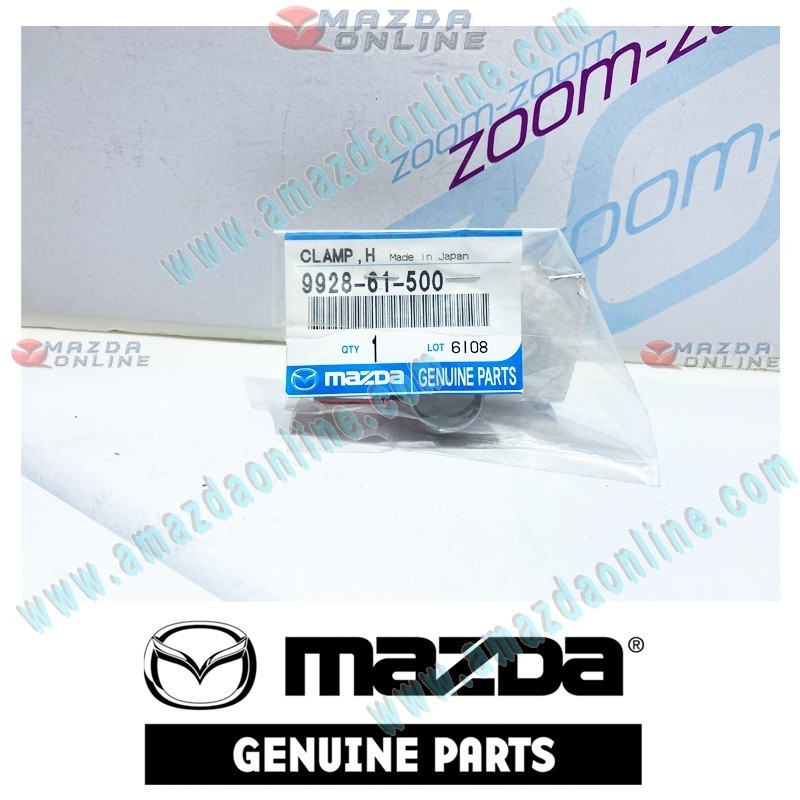 Mazda Genuine Vacuum Hose Clamp 9928-61-500 fits MAZDA(s) 9928-61-500