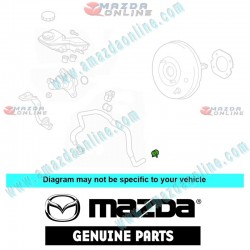 Mazda Genuine Vacuum Hose Clamp 9928-61-500 fits MAZDA(s) 9928-61-500