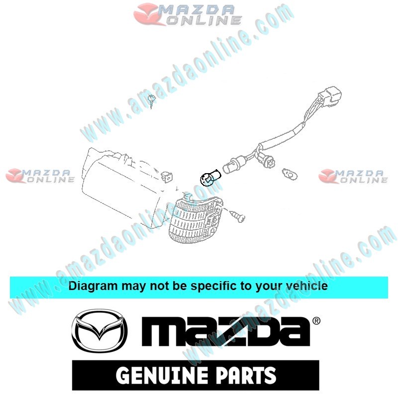 Mazda Genuine Bulb 9970-12-050 fits 87-98 MAZDA(s) 9970-12-050