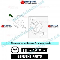 Mazda Genuine Pulley Bolt 9XF0-02-127L fits MAZDA(s) 9XF0-02-127L