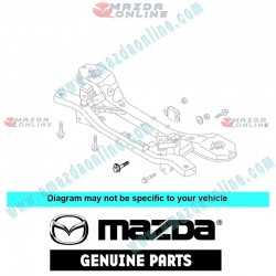 Mazda Genuine Adjust Bolt BP4K-28-66ZB fits MAZDA(s) BP4K-28-66ZB