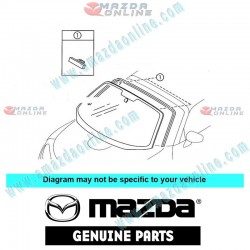 Mazda Genuine Windshield Pin C235-63-938 fits MAZDA(s) C235-63-938