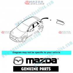 Mazda Genuine Lower Molding Retainer C273-50-714 fits MAZDA(s) C273-50-714