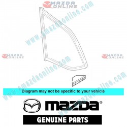 Mazda Genuine Quarter Glass Fastener D205-50-896A fits 96-20 MAZDA(s) D205-50-896A