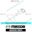 Mazda Genuine Engine Water Pump Gasket JE13-15-116A fits 95-05 MAZDA(s) JE13-15-116A