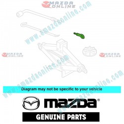 Mazda Genuine Tow Hook KD53-50-EJ2A fits MAZDA(s) KD53-50-EJ2A