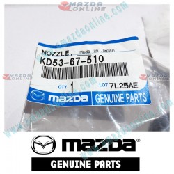 Mazda Genuine Left Washer Nozzle KD53-67-510 fits 2013+ MAZDA(s) KD53-67-510