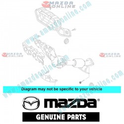 Mazda Genuine Nut 9YB10-1004 fits MAZDA(s) 9YB10-1004