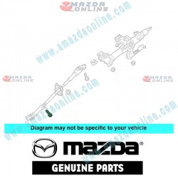 Mazda Genuine Lower Shaft Lower Bolt B455-32-099B fits MAZDA(s) B455-32-099B