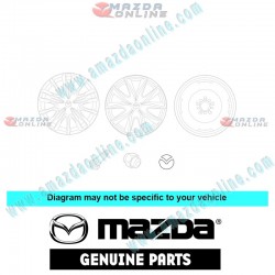 Mazda Genuine Wheel Center Cap KD51-37-190 fits MAZDA(s) KD51-37-190