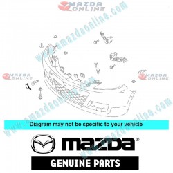 Mazda Genuine Towing Hook Cover C235-50-A11-BB fits 05-06 MAZDA5 [CR] C235-50-A11-BB