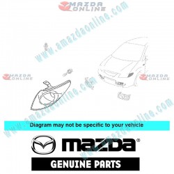 Mazda Genuine Front Right Combination Lamp Lens C145-51-06XB fits 01-04 MAZDA5 PREMACY [CP] C145-51-06XB