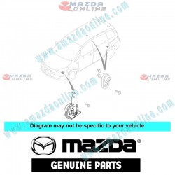 Mazda Genuine Horn C235-66-78YB fits 05-09 MAZDA5 [CR] C235-66-78YB