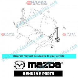 Mazda Genuine Rear Left Seat Belt C235-57-890D-00 fits 05-09 MAZDA5 [CR] C235-57-890D-00