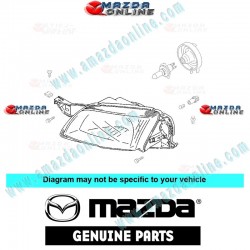 Mazda Genuine Left Head Lamp Unit CB01-51-0L0C fits 99-01 MAZDA5 PREMACY [CP] CB01-51-0L0C