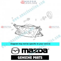 Mazda Genuine Left Head Lamp Unit CB93-51-0L0A fits 01-04 MAZDA5 PREMACY [CP] CB93-51-0L0A