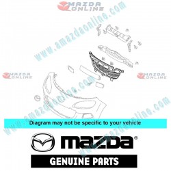 Mazda Genuine Front Bumper Grille Mesh CE19-50-1T1A fits 07-10 MAZDA5 [CR] CE19-50-1T1A