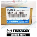 Mazda Genuine Brake Disc D52Y-33-25XB fits 04-07 MAZDA2 VERISA [DC] D52Y-33-25XB