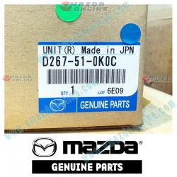 Mazda Genuine Right Head Lamp Unit D267-51-0K0C fits 00-02 MAZDA DEMIO [DW] D267-51-0K0C