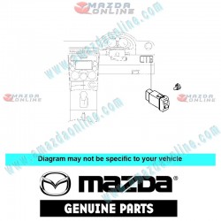 Mazda Genuine Headlight Adjuster Switch D397-66-6F0 fits 05-06 MAZDA2 [DY] D397-66-6F0