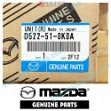 Mazda Genuine Right Head Lamp Unit D522-51-0K0A fits 05-07 MAZDA2 [DY] D522-51-0K0A