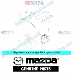 Mazda Genuine Right Trunk Lid Lens And Body D530-51-3H0A fits 05-06 MAZDA2 [DY] D530-51-3H0A