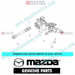 Mazda Genuine Sterring Column Knuckle Intermediate Shaft D651-32-10XW fits 09-12 MAZDA2 [DE, DH] D651-32-10XW