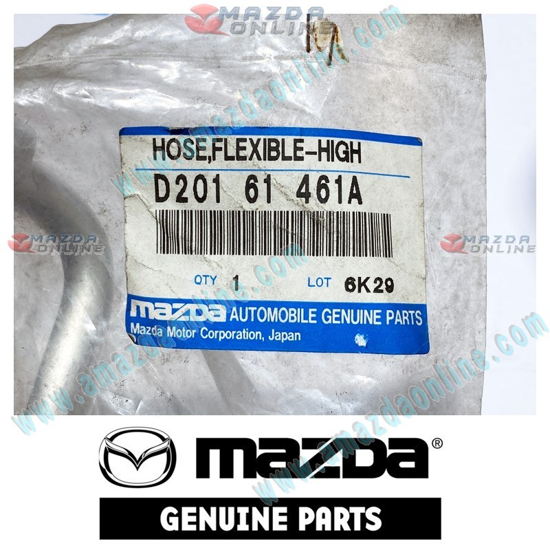 Mazda Genuine Air Conditioning High Pipe D201-61-461A fits 96-02 MAZDA121 [DW] D201-61-461A