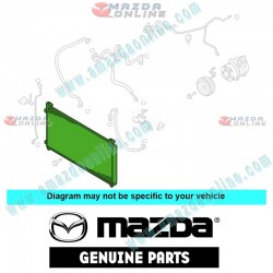 Mazda Genuine Air Conditioner Condenser D201-61-480C fits 96-02 MAZDA121 [DW] D201-61-480C