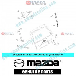 Mazda Genuine Right Tail Gate Damper D202-62-620A fits 96-02 MAZDA121 DEMIO [DW] D202-62-620A