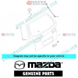 Mazda Genuine Right Tail Gate Damper D350-62-620D fits 05-07 MAZDA2 [DY] D350-62-620D