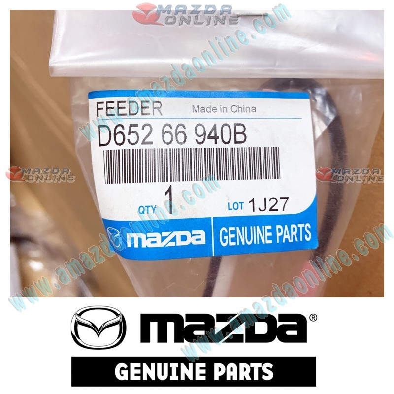 Mazda Genuine Antenna Cable D652-66-940B fits 07-12 MAZDA2 [DE, DH] D652-66-940B