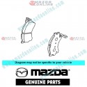 Mazda Genuine Front Brake Pad Set E181-33-23Z fits 03-05 MAZDA TRIBUTE [EP] E181-33-23Z