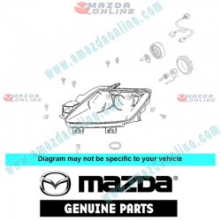 Mazda Genuine Right Head Lamp Unit E221-51-031C fits 06-08 MAZDA CX-7 [ER] E221-51-031C