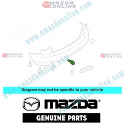 Mazda Genuine Tow Hook EG21-50-EJ0 fits 06-15 MAZDA CX-7 [ER] EG21-50-EJ0