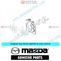 Mazda Genuine Radiator Cowling FP89-15-210A fits 99-01 MAZDA5 PREMACY [CP] FP89-15-210A