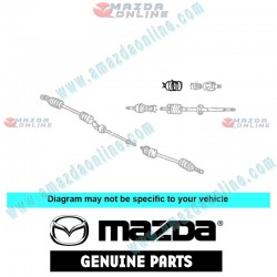 Mazda Genuine Inner Boot G063-22-540 fits 89-96 MAZDA626 MX-6 [GE] G063-22-540