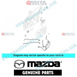 Mazda Genuine Front Right Door Lock Actuators GE8C-58-310C fits 99-02 MAZDA626 [GW] GE8C-58-310C