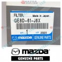 Mazda Genuine Air Conditioner Cabin Filter GE8D-61-J6X fits 00-03 MAZDA323 [BJ] GE8D-61-J6X