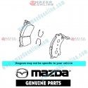 Mazda Genuine Front Brake Pad Set GHYD-33-28ZA fits 00-04 MAZDA323 [BJ] GHYD-33-28ZA