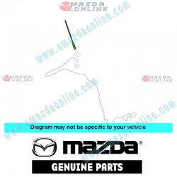 Mazda Genuine Antenna Mast GJ6A-66-A30B fits 03-08 MAZDA3 [BK] GJ6A-66-A30B