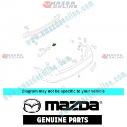 Mazda Genuine Retainer Rivet GJ6A-50-0Z1 fits MAZDA(s) GJ6A-50-0Z1