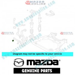 Mazda Genuine Ft Lower Control Arm Inner Bushing GJ6A-34-470B fits 02-06 MAZDA6 [GG, GY] GJ6A-34-470B