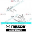 Mazda Genuine Rear Left Combination Lamp Lens GJ6A-51-180E fits 02-04 MAZDA6 [GG] GJ6A-51-180E