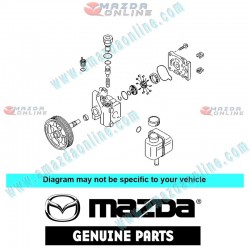 Mazda Genuine Power Steering Pump GJ6E-32-650G fits 02-06 MAZDA6 [GG, GY] GJ6E-32-650G