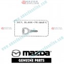 Mazda Genuine Key Blank-Primary GJYA-76-2GX fits 02-06 MAZDA6 [GG, GY] GJYA-76-2GX