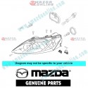 Mazda Genuine Left Head Lamp Unit GR2R-51-0L0B fits 05-06 MAZDA6 [GG, GY] GR2R-51-0L0B