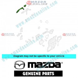 Mazda Genuine Handle, Outside GS1D-72-410H-50 fits 10-12 MAZDA2 [DE] GS1D-72-410H-50