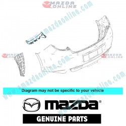 Mazda Genuine Rear Left Retainer GS1E-50-2J1C fits 07-12 MAZDA6 [GH] GS1E-50-2J1C