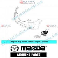 Mazda Genuine Right Lamp Hole Cover GS1N-50-C11A fits 07-09 MAZDA6 [GH] GS1N-50-C11A